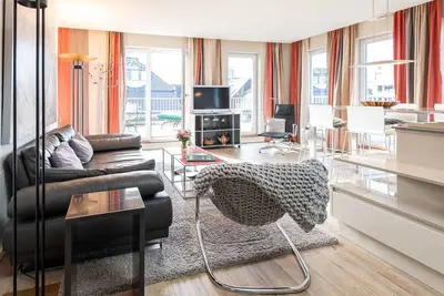 Image de High End Penthouse - Luxus Penthouse-ferienwohnung in Westerland mit 3 Zimmern und ca. 100 m²