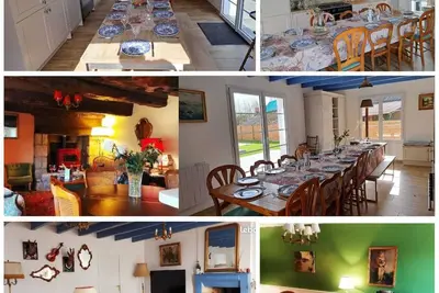 Image de Gîte** 13 lits, 20 personnes, Jacuzzi, Piscine, Billard, Barnum de jeux, Parc **