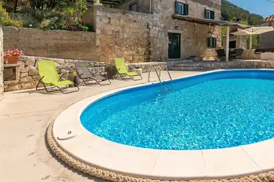 Image de Appartement de deux chambres avec la terrasse et la vue sur le mer Babino Polje, Mljet (A-19559-a)