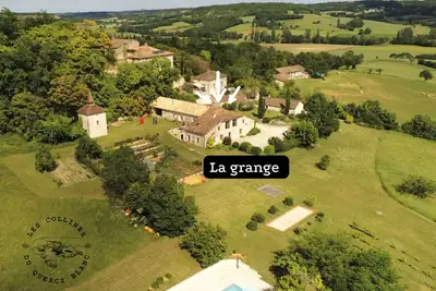 Image de \"La Grange\" construction maîtresse du domaine