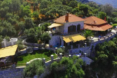Image de Maison de vacances Aghios Dimitrios pour 1 - 6 personnes avec 2 chambres à coucher - Maison jumelée