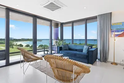 Image de Magnifique 3 chambres face à la plage de Mullet Bay
