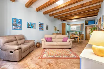 Image de Appartement \"Dimora Teatro\" avec vue sur les monuments et climatisation