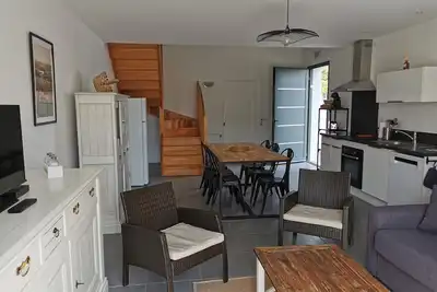 Image de Maison mitoyenne T3 à la campagne et à 8 kms des plages.