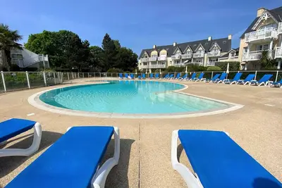 Image de Fouesnant, appartement avec piscine à 50 m de la plage de Cap Coz