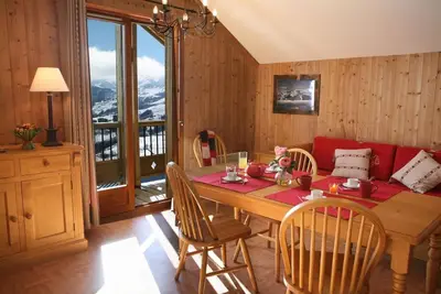 Image de Wifi, remise en forme, piscine, parking, casier à ski, 54m², La Toussuire
