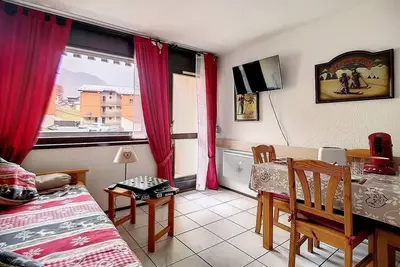 Image de Rez-de-chaussée, balcon, télévision, 24m², Les Menuires