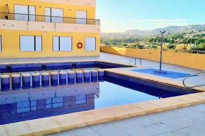 Image de Moraira Town Centre Apartment with Large Balcony, Communal Pool, Private Parking