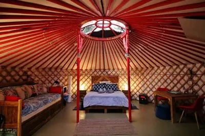 Image de Stay in an Authentic Mongolian Yurt with Private Hot Tub