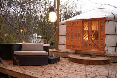 Image de Stay in an Authentic Mongolian Yurt with Private Hot Tub