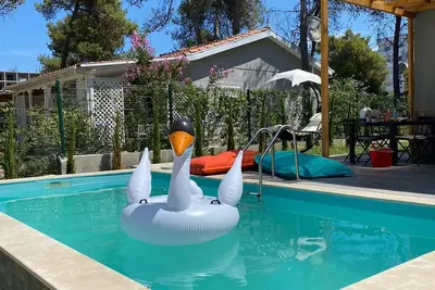 Villa Refaite A Neuf Avec Piscine 2 Mn A Pied De La Mer