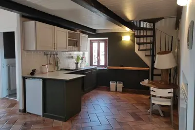 Image de Village of Sutri along the Via Francigena renovated bright