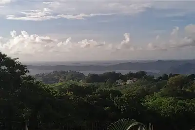 Maison au centre de la Martinique avec 2 chiens à garder