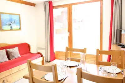 Image de Charmant T2 pour 4 pers avec balcon, piscine, sauna à Val-Cenis