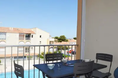 Image de Appartement 2 pièces avec piscine et parking à Narbonne Plage