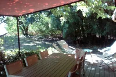 Image de chalet au borddu lac ponton privé