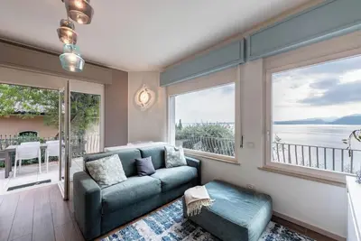 Image de Maison de vacances 'Sweet Home Anna' avec vue sur le lac, jardin et Wi-Fi.