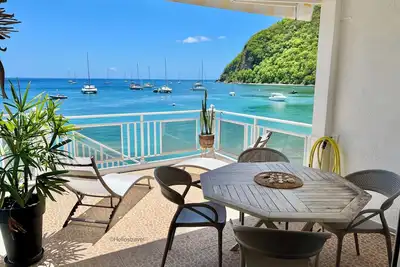 Image de Ti Cabanon. Appartement vue mer centre Deshaies