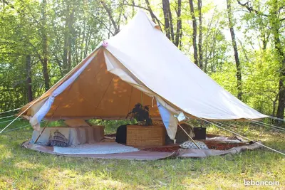 Image de Tente tipi au cœur des Gorges de l'Aveyron