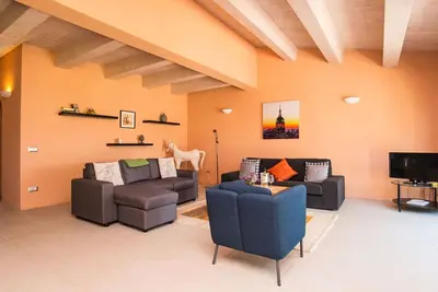 Image de Joli appartement avec Wifi, climatisation, piscine, Tv, patio, animaux admis et vue panoramique