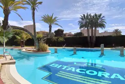 Image de Bel appartement avec piscine, climatisation, Wifi, patio, vue panoramique et parking