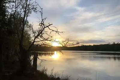 Image de Private Lake Front with boat launch and dock.