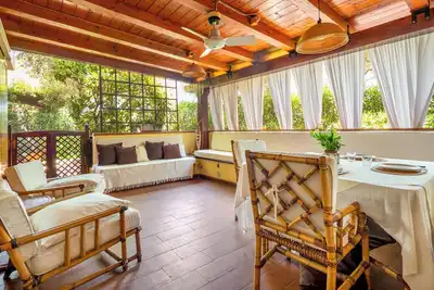 Image de Appartement \"Punta Asfodeli Portorotondo\" avec terrasse, jardin & climatisation