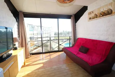 Image de Studio double cabine climatisé bien équipé piscine ascenseur