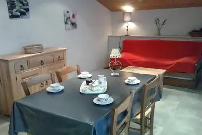 Image de 1er étage, vue montagne, parking, casier à ski, 42m², Le Grand Bornand