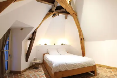 Image de Maison de bourg cosy avec cour privée, proche Zoo de la Flèche et bords de Loire, idéale famille/am.