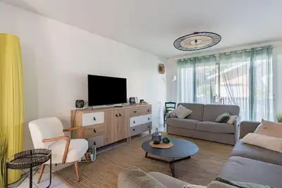 Image de Belle maison de vacances privée avec Wifi, climatisation, Tv, terrasse et parking