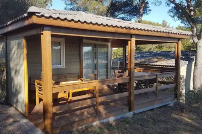 Image de Chalet 35m2 climatisé 2 chambres vue exceptionnelle sur plages du Cap d'Agde