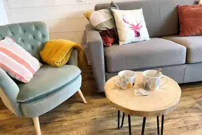 Image de À 250m des pistes de ski, 2ème étage, balcon, télévision, casier à ski, 26m², Les 2 Alpes