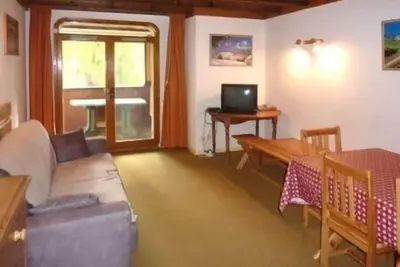 Image de 50m des commerces, 2ème étage, vue station, balcon, télévision, 40m², Les Orres