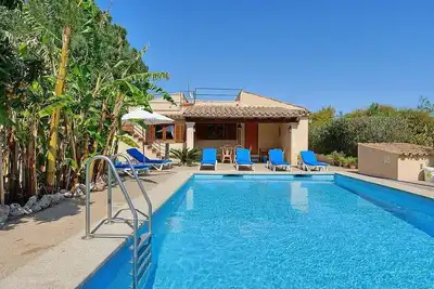 Traditional Mallorcan Villa, A/C, Private Pool, Countryside Views 15 mins walk to Old Town Pollenca