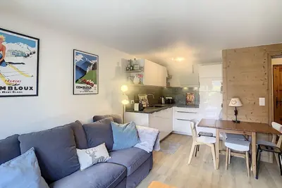 Image de Appartement 2 pièces + cabine à proximité du village et téléski, cuisine équipée