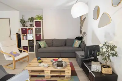 Image de Joli 64 M2 Lumineux Bien Décoré Avec Wifi