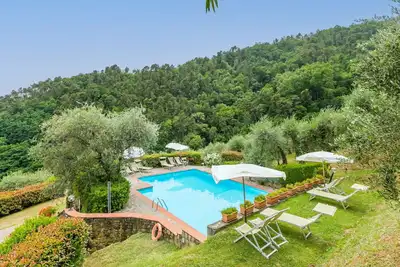 Image de Belle maison de vacances privée avec piscine privée, Wifi, Tv, terrasse, vue panoramique, parking