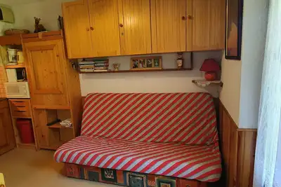 Image de Studio 4 pers. proche pistes avec balcon et parking