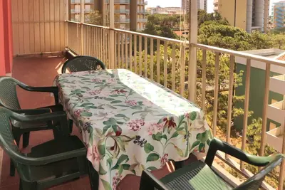 Appartement de vacances avec climatisation et balcon