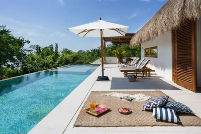 Designer House with Private Beachfront in Baru