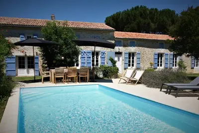 Image de Jolie maison charentaise  avec piscine chauffée proche de Royan et la Tremblade