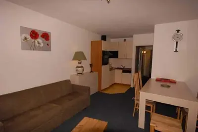 Image de 300m du centre station, 3ème étage, vue pistes de ski, balcon, télévision, 30m², Gourette