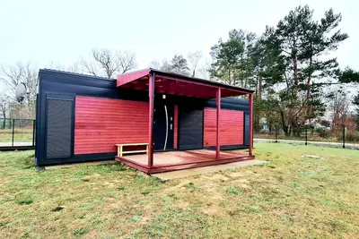 Image de House by the lake, holiday homes on the Polish Baltic Sea.