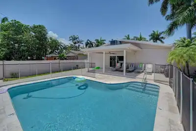 Image de Walk To Beach 4br/2ba Villa In Hollywood Lakes