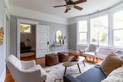 Bright & Cozy Home | Walkable, Private Yard + WiFi