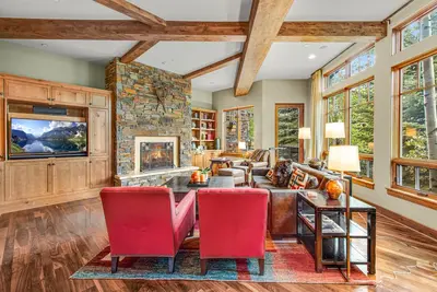 High-End Trail Creek Crossings Condo Steps from Downtown Ketchum