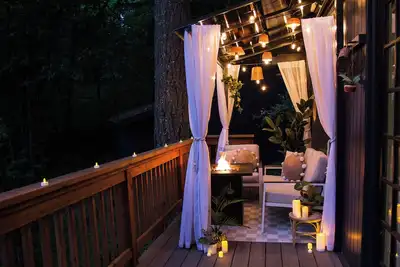 Image de Cozy cabin romantic getaway in the Oregon woods near Uo Spencers butte & Trails