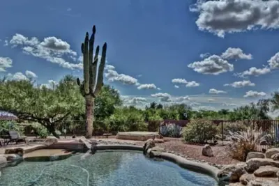 Beautiful, spacious 4 bedroom 3 bathroom home with private pool.