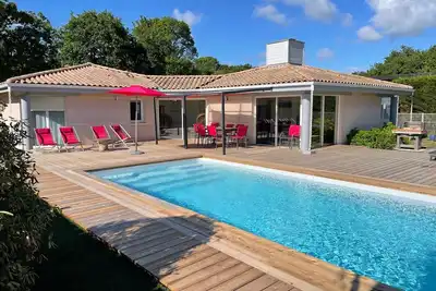 Image de Proche Soulac/mer villa  d'architecte avec piscine, jacuzzi proche de l'océan